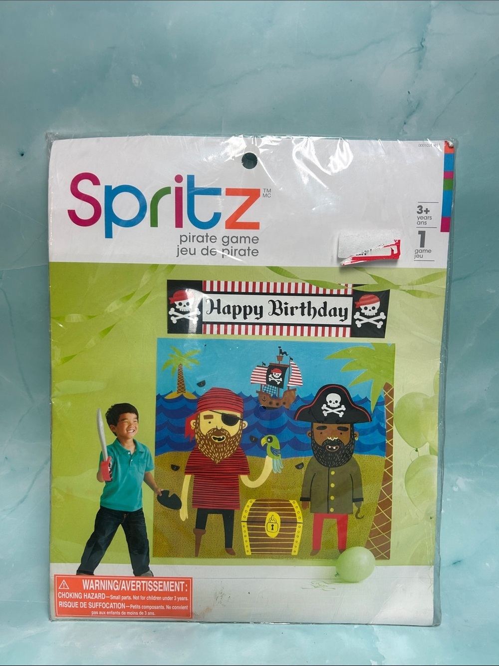Spritz Pirate Game Happy Birthday Party Banner